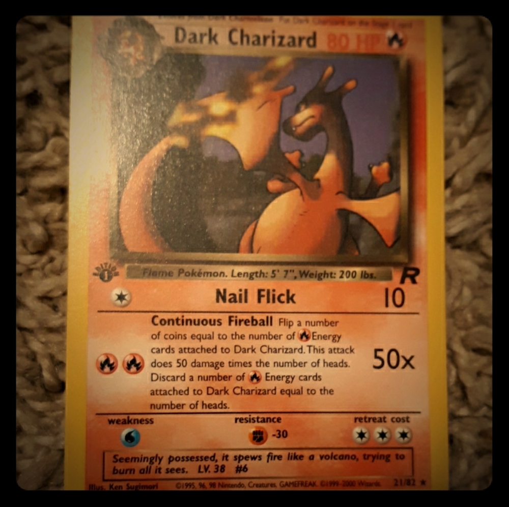 Dark Charizard 1996 WOTC Original Card